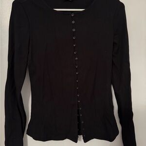 Dynamite Black Button-Down Shirt